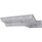 Ekena Millwork 8 3/4"H x 7"P x 11 1/4"F x 94 1/2"L Alexandria Crown Moulding MLD09X07X11AL - alternate 8
